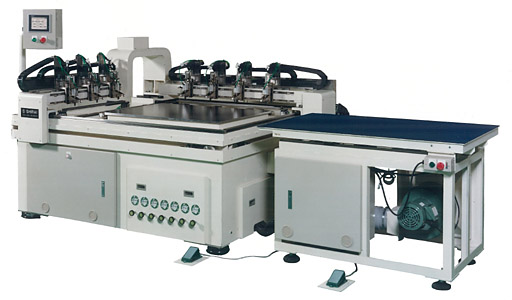 Multi-head scribing machine