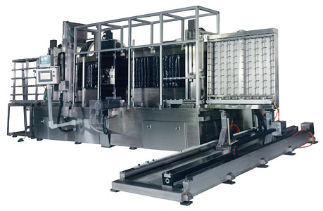 Vertical-type (glass) edge grinding machine