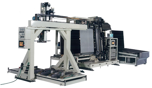 Vertical-type scribing machine